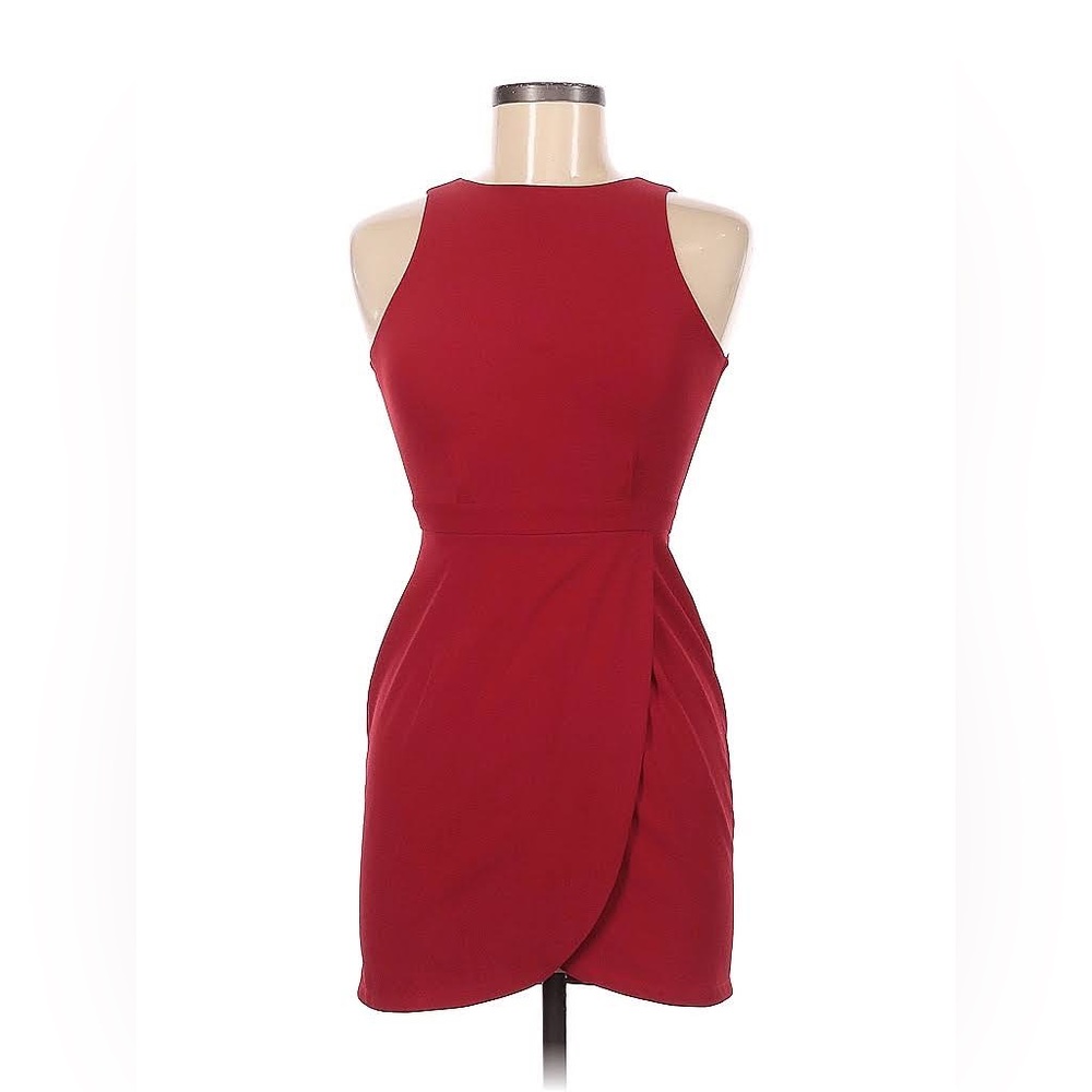 Tobi Red Wrap Dress